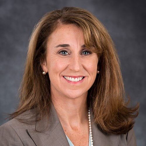 Portrait of Peg Creonte smiling